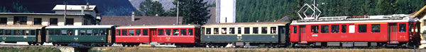 Bemo 1365113 - Swiss Electric Railcar ABe 4/4 503 of the RHB (DCC Decoder)
