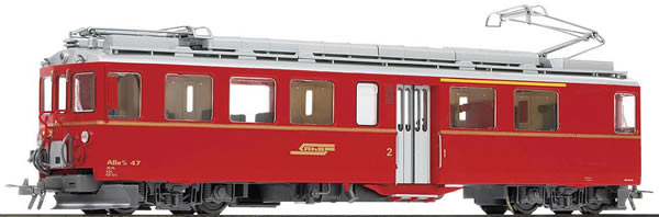 Bemo 1366117 - Swiss Electric Railcar ABe 4/4 47 of the RHB (DCC Decoder)