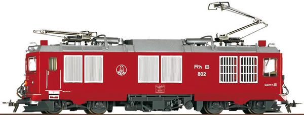 Bemo 1367102 - Swiss Electric Locomotive Gem 4/4 802 Murmeltier of the RHB (DCC Decoder)