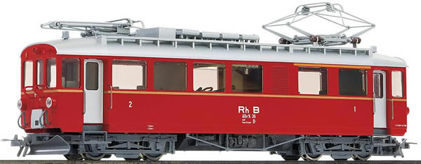 Bemo 1368136 - Swiss Electric Railcar ABe 4/4 36 of the RHB (DCC Decoder)