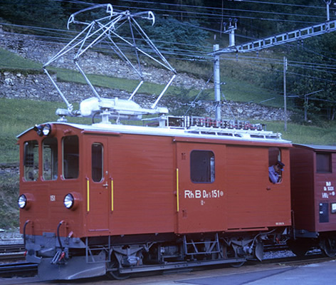 Bemo 1377125 - Swiss Freight Railcar  Fe 2/2 of the RhB