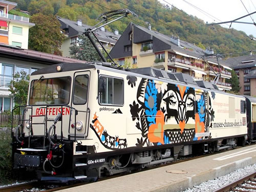 Bemo 1380321 - Swiss Electric Locomotive GDe 4/4 6001 of the MOB (DCC Decoder)