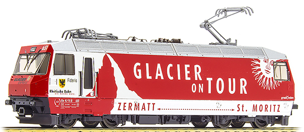 Bemo 1459161 - Swiss Electric Locomotive series Ge 4/4 lll of the RhB Glacier on Tour (Sound)