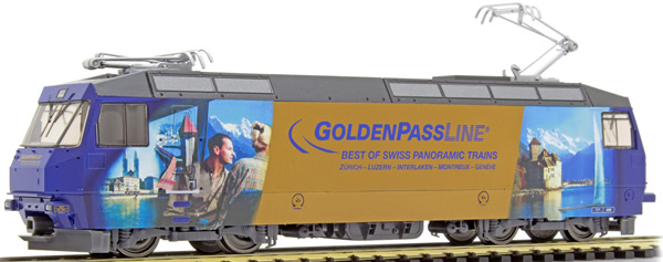 Bemo 1459334 - Swiss Electric Locomotive GoldenPass Panoramic of the RhB (Sound)