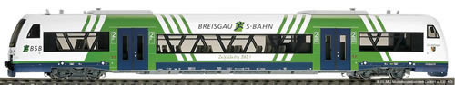 Bemo 1632917 - German Breisgau S-Bahn VT 017, RegioShuttle of the BSB