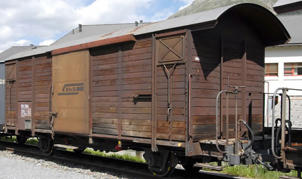 Bemo 2250154 - Covered Freight Car Serie Gb