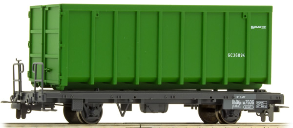 Bemo 2267126 - Container Car Kp-w 7506