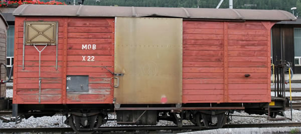 Bemo 2273392 - Covered Freight Car Bauart X 22