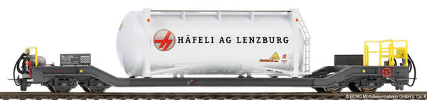 Bemo 2289131 - Container Wagen Sbk-v 7711 Häfeli