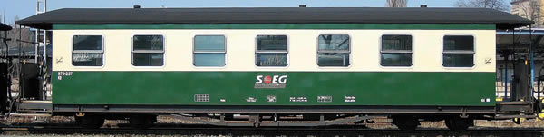 Bemo 3020872 - 2nd Class Passenger Wagen 970-234