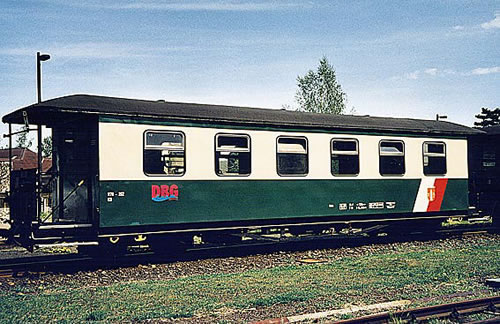 Bemo 3020892 - 2nd Class Passenger Coach 970-266 Sornzig-Ablaß