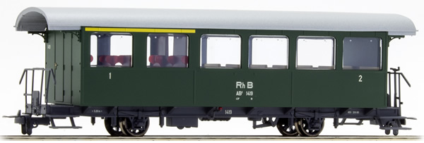 Bemo 3233129 - 1/2 Class Passenger Coach AB2 1419