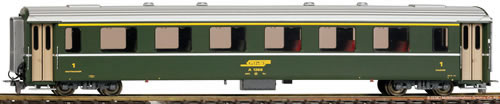 Bemo 3242118 - 1st Class Passenger Coach A 1268 EW II green