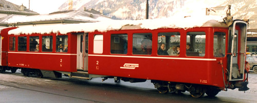 Bemo 3245119 - Swiss Passenger Coach B 2309 Center Entrance Cars of the RhB