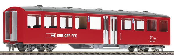 Bemo 3257428 - 2nd Class Passenger Coach B 848