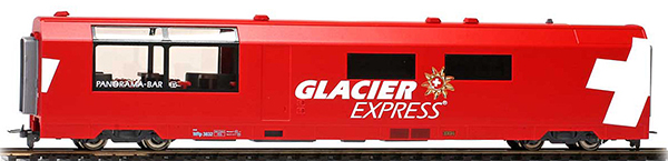 Bemo 3289132 - Panorama service trolley WRp 3832 Glacier Express of the RhB
