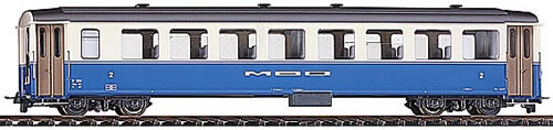 Bemo 3290312 - 2nd Class Passenger Coach B 202 Golden Panoramic Line
