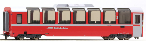 Bemo 3694131 - 2nd Class Panorama Passenger Coach Bp 2521 Bernina-Express