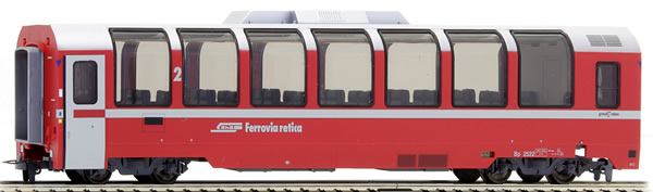 Bemo 3694132 - 2nd Class Panorama Passenger Coach Bp 2522 Bernina-Express