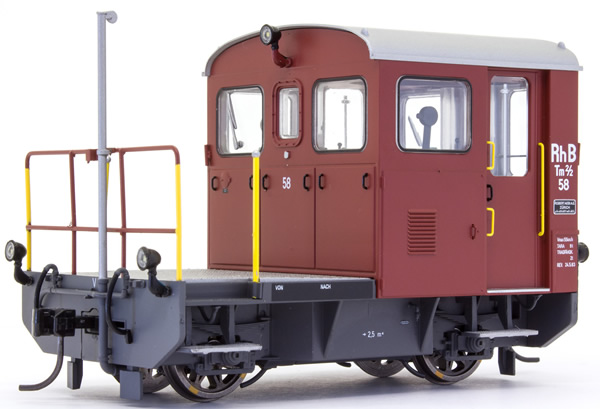 Bemo 9373118 - Swiss Shunting Locomotive Tm 2/2 58 of the RhB (Sound Decoder)