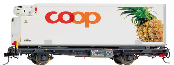 Bemo 9469112 - Coop-Containerwagen Ananas Bauart Lb-v