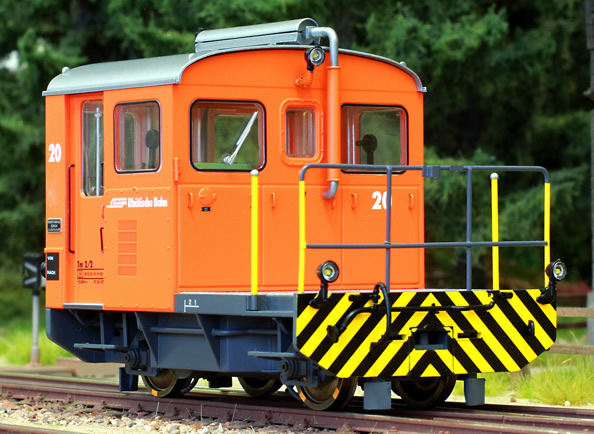 Bemo 9873130 - Swiss Shunting Locomotive Tm 2/2 20 of the RHB
