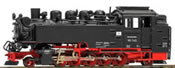 German Steam Locomotive BR 99 750 of the DR
