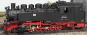 German Steam Locomotive BR 99 1777-4 of the DR