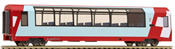 2nd Class Panorama coach Bp 2538 Glacier-Express of the RhB