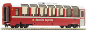 2nd Class Panorama coach Bp 2502 Bernina Express, the RhB