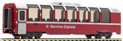 2nd Class Panorama coach Bps 2515 Bernina Express, the RhB