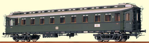 Brawa 2448 - Personenwagen eiserne Bauart DB 19 933, 2.Kl., III
