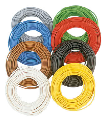Brawa 3141 - Wire 0,2 mm², 10 m ring, yell