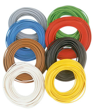 Brawa 3143 - Wire 0,2 mm², 10 m ring, gree