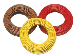 Brawa 3211 - Wire 0,25 mm², 25 m drum, red