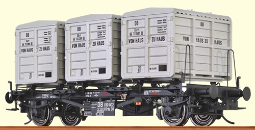 Brawa 37153 - Container Car BTrhs30 DB, III