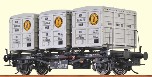 Brawa 37154 - 0 Scale Container Car BTs30 DB, III