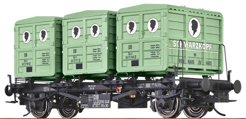 Brawa 37159 - O Scale Container Car BTs30 Schwarz