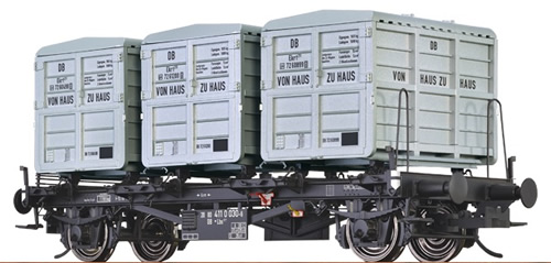 Brawa 37161 - O Scale Container Car Lbs 577 DB, I