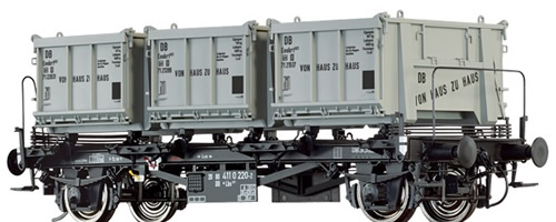 Brawa 37164 - O Scale Container Car Lbrs 577 DB,
