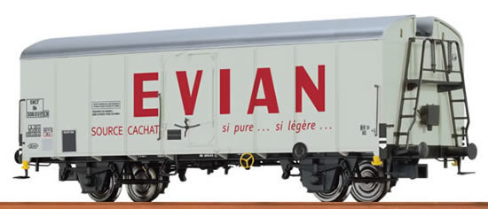 Brawa 37214 - Refrigerator Car UIC Standard 1 Evian SNCF