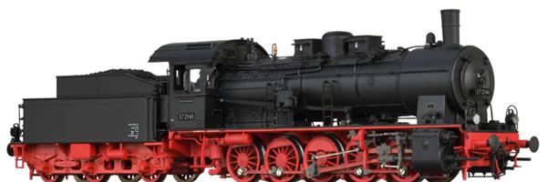 Brawa 40867 - German Steam Locomotive 57.10 of the DB (AC Digital Extra w/Sound)