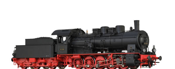 Brawa 40870 - German Steam Locomotive 57.10 of the DRG (DC Digital Extra w/Sound)