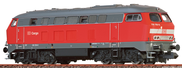 Brawa 41171 - German Diesel Locomotive 216 of the DB (Sound Decoder)
