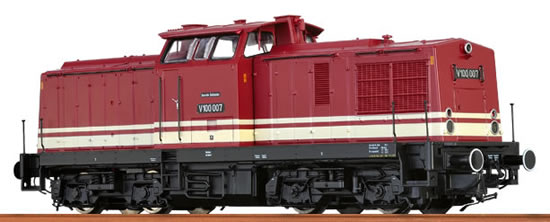 Brawa 41282 - German Diesel Locomotive V 100 of the DR (DCC Sound Decoder)