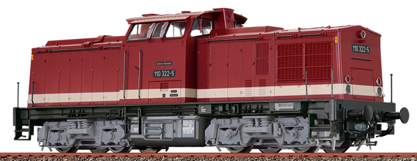 Brawa 41287 - German Diesel Locomotive 110 of the DR (DCC Sound Decoder)