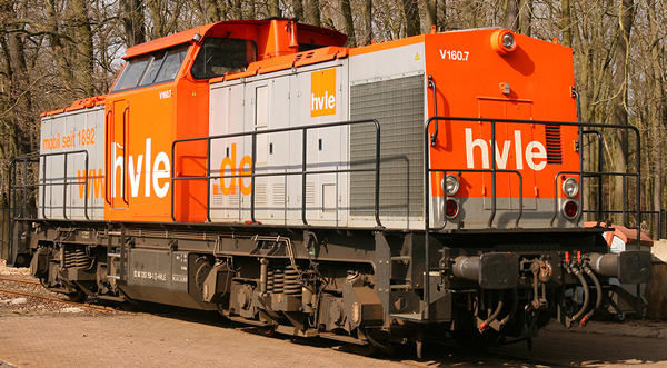 Brawa 41703 - German Diesel Locomotive 203 of the HVLE (Sound Decoder)