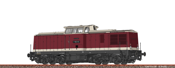Brawa 41713 - German Diesel Locomotive BR V100 of the DR (DCC Sound Decoder)