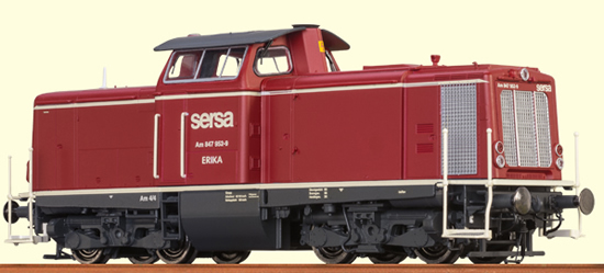 Brawa 42830 - Swiss Diesel Locomotive V 100 Sersa (DCC Sound Decoder)