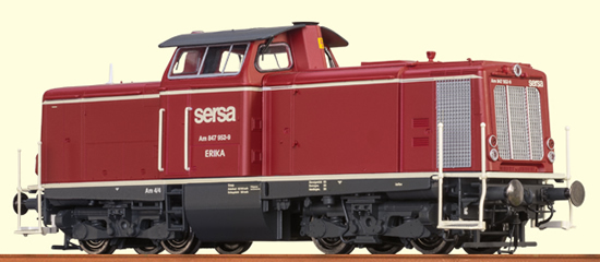 Brawa 42831 - Swiss Diesel Locomotive V 100 Sersa (Sound Decoder)